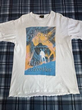 Vintage Moddy Blues Time Traveler  1994 Tour Shirt Brockum Tag Size Large
